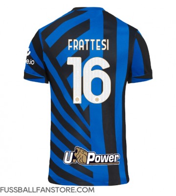 Inter Milan Davide Frattesi #16 Replik Heimtrikot 2024-25 Kurzarm